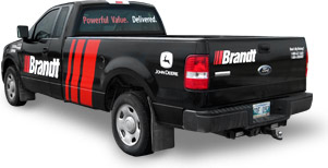 Fleet Graphics: Brandt Truck Business Sample 2